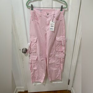 Zara Light Pink Utility Pants